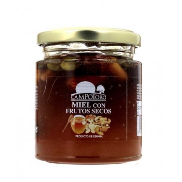 Miel con frutos secos